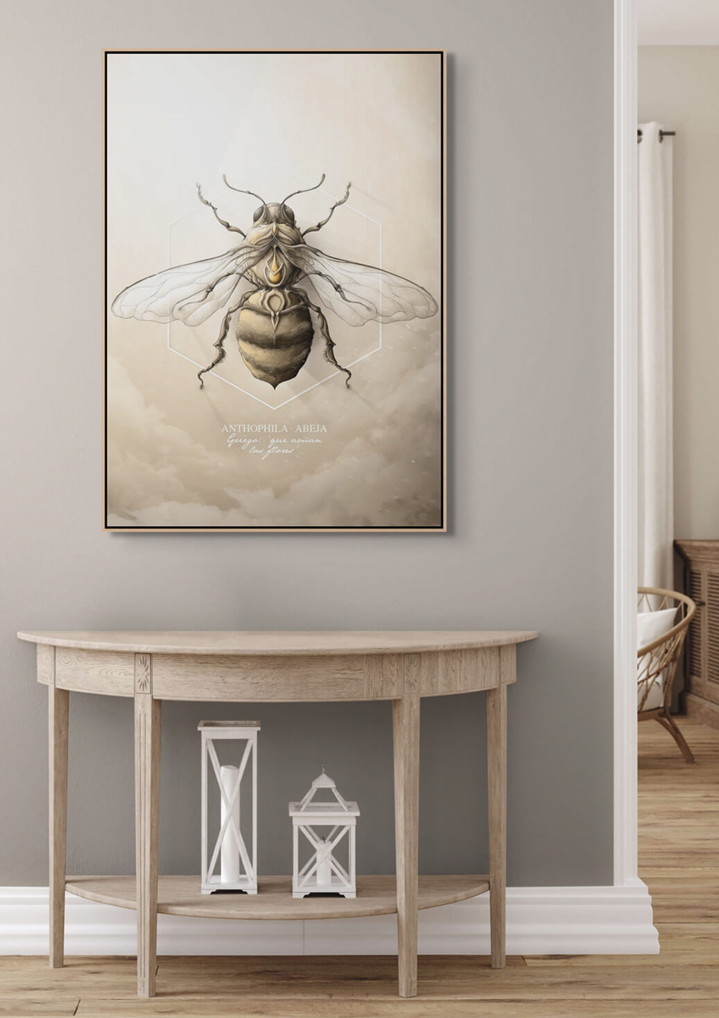 The Bee art print