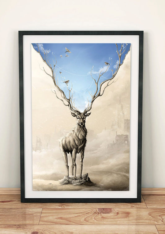 Estampe d'art Gardien de la Nature