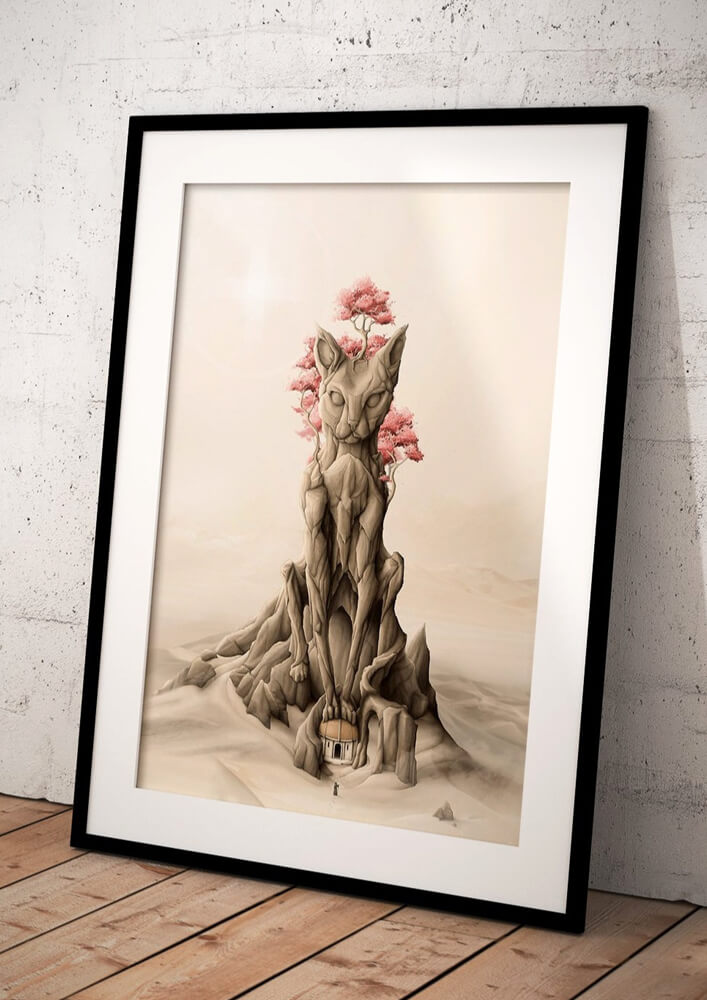 Guardian of the Desert art print