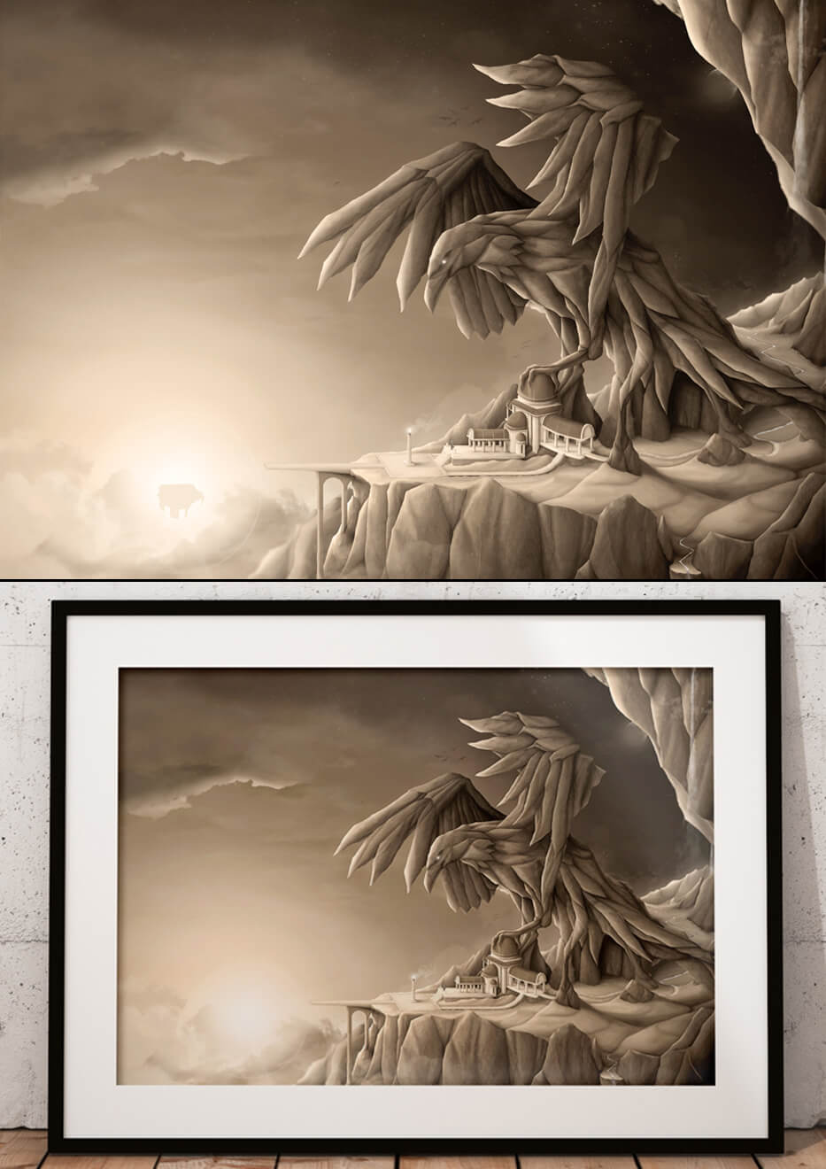 Estampe d'art Gardien de l'Air