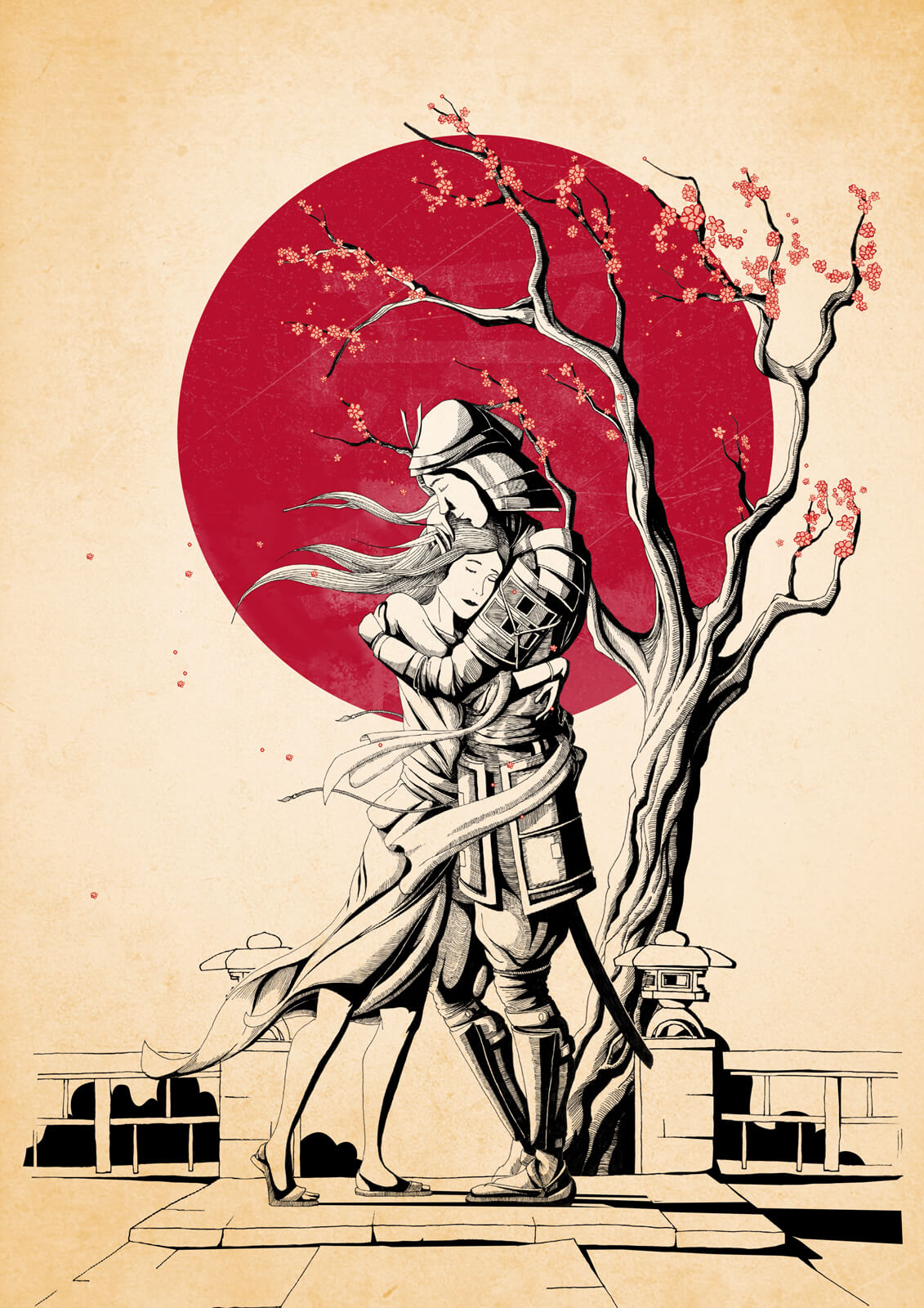Les amoureux japonais - Original