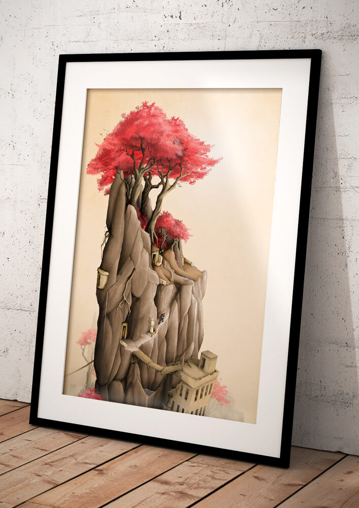 Impresión artística del santuario