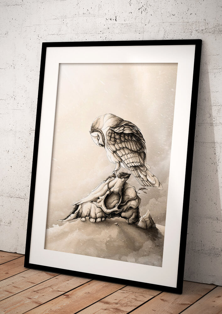 The Resistance (Owl) art print