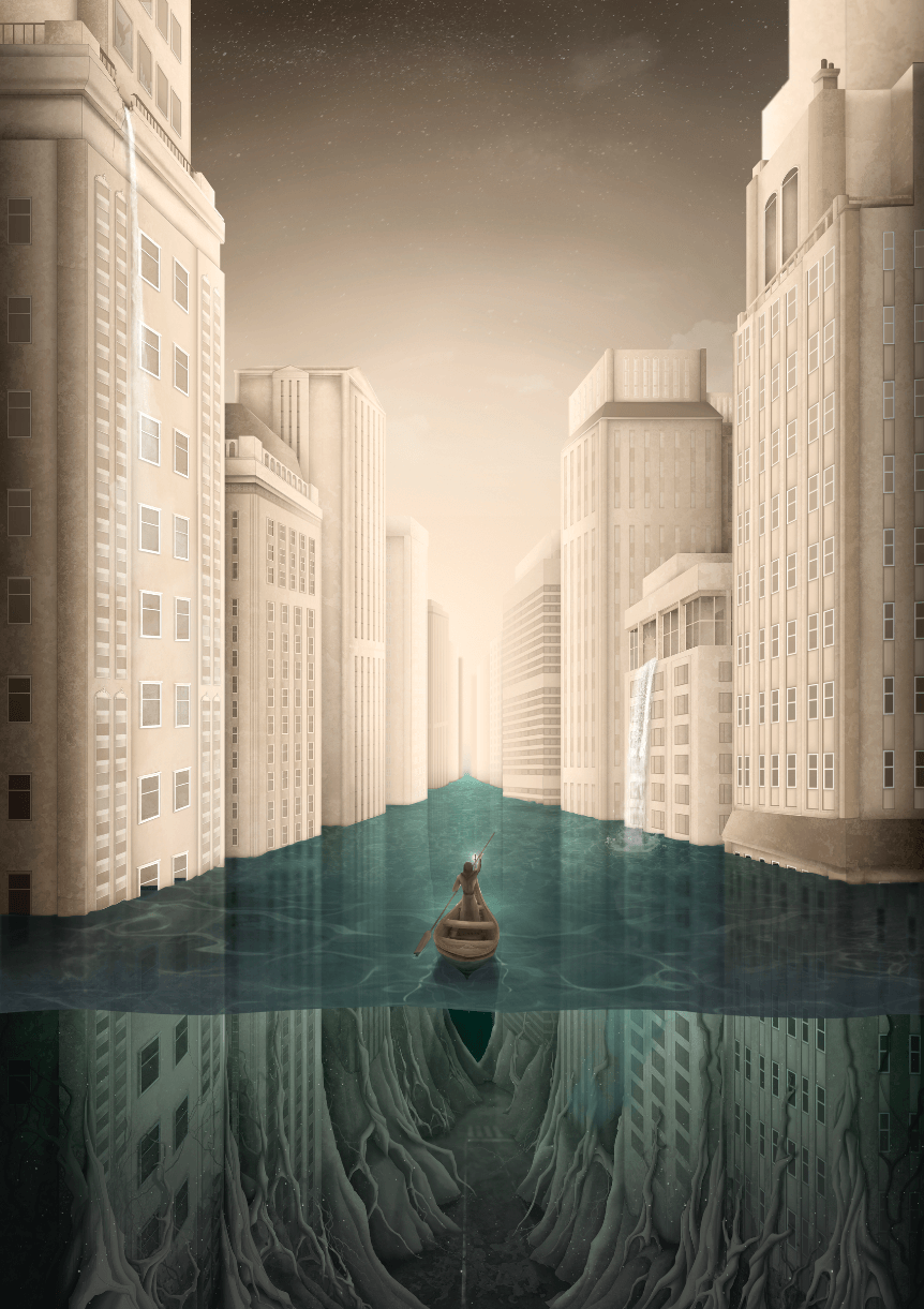 Impresión artística del Reino del Agua