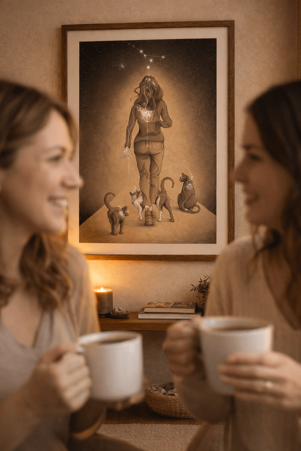 Body > Mind > CATS > Soul | Art print