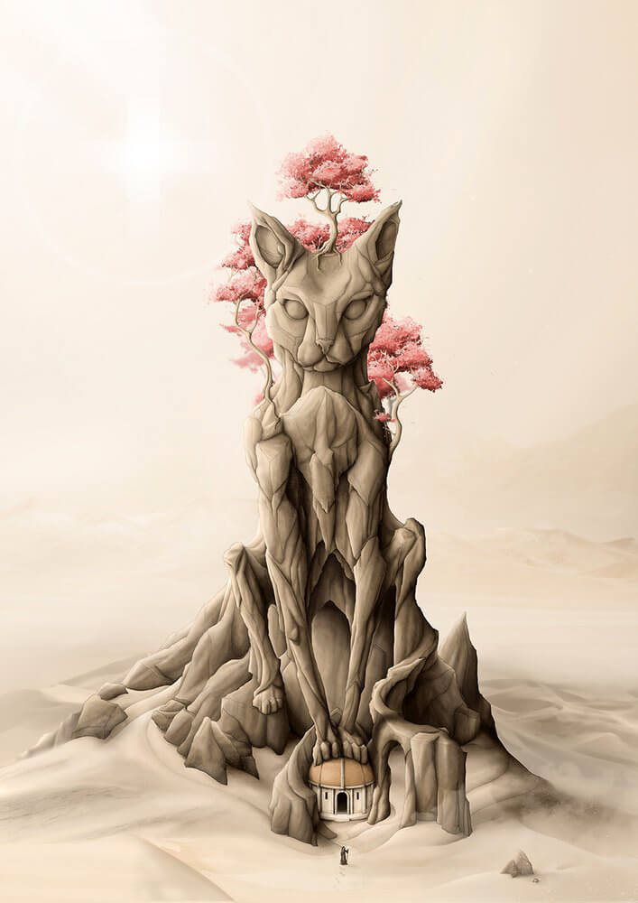 Discover the Guardian of the Desert Art Print: A Premium Piece for Your Home