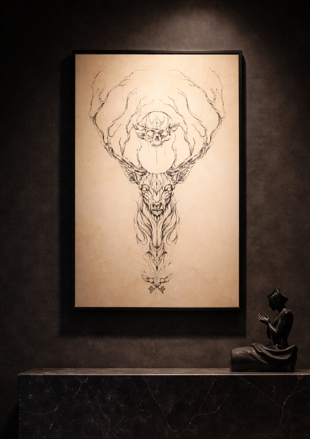 Deer Skull Wall Art Meaning: A Symbol Between Life, Death and the Unseen