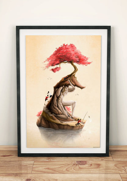 Atlas Holding the New World - limited edition (framed Art)