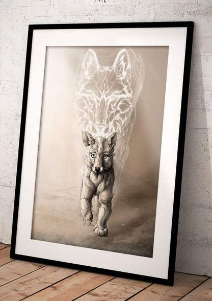 Born to be Wild: Wolf - limited edition (framed Art)