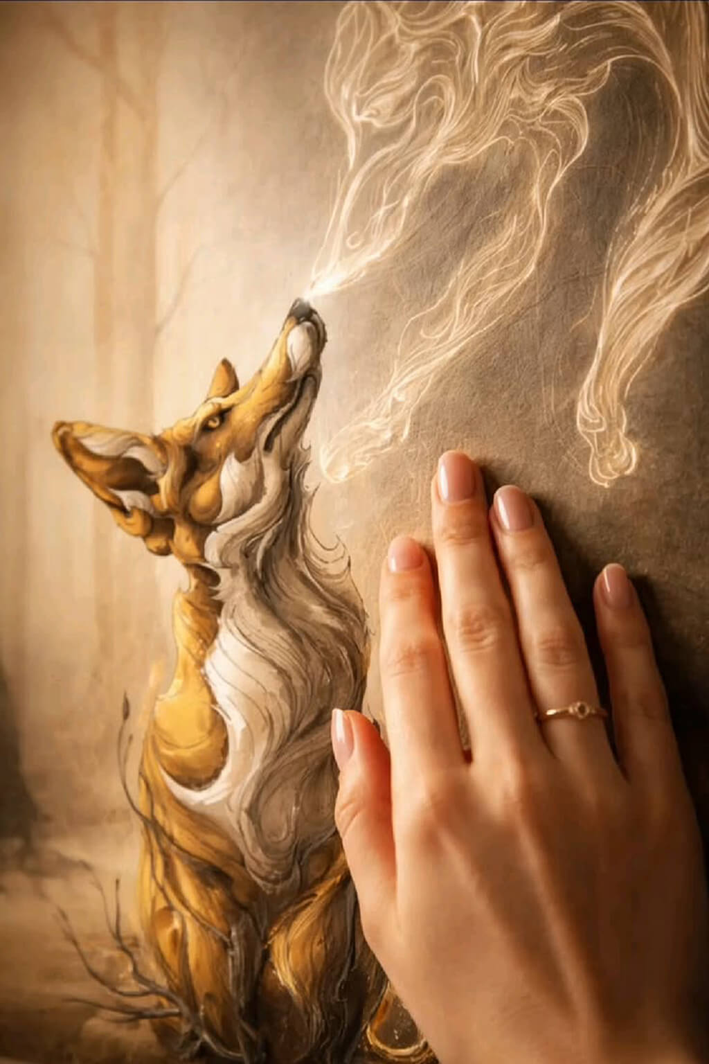 memorial pet art print emotional connection animal spirit artwork