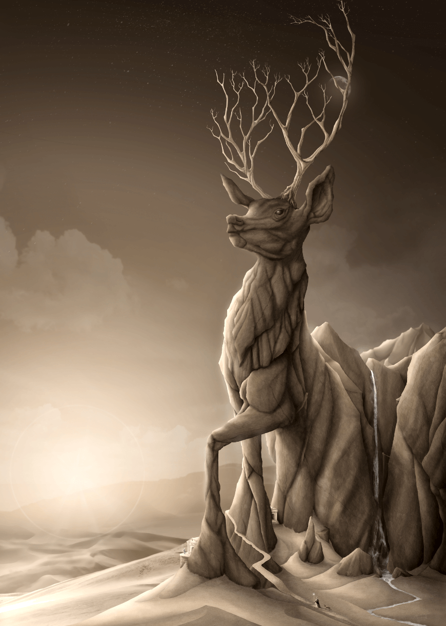 Guardian of the Earth art print