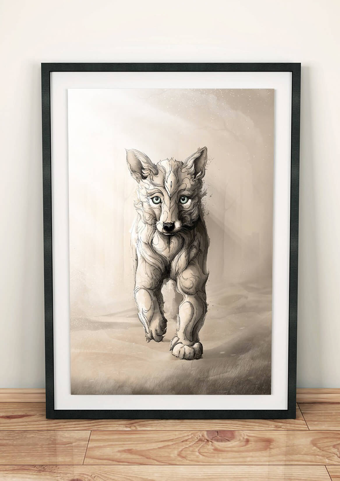 Little Wolf - limited edition (framed Art)