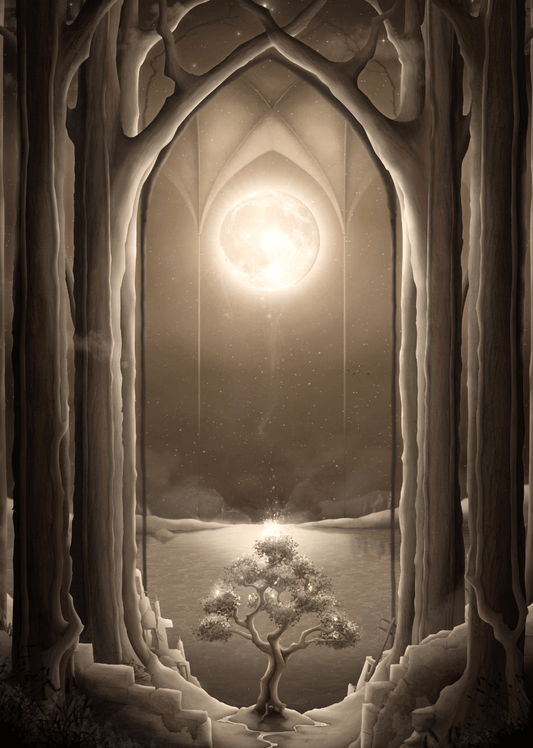 Estampe du Temple de la Nuit