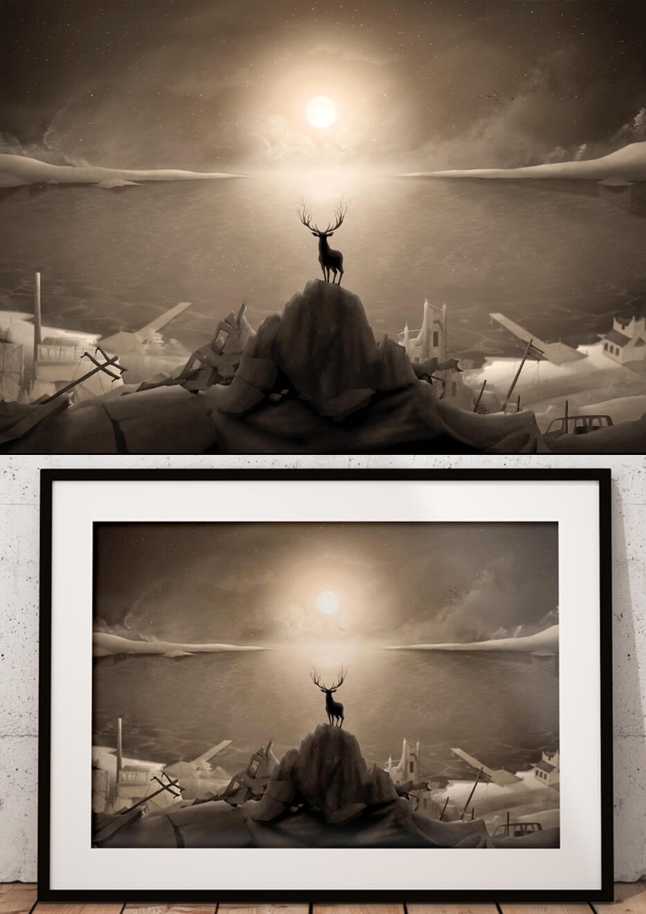 The Day After art print