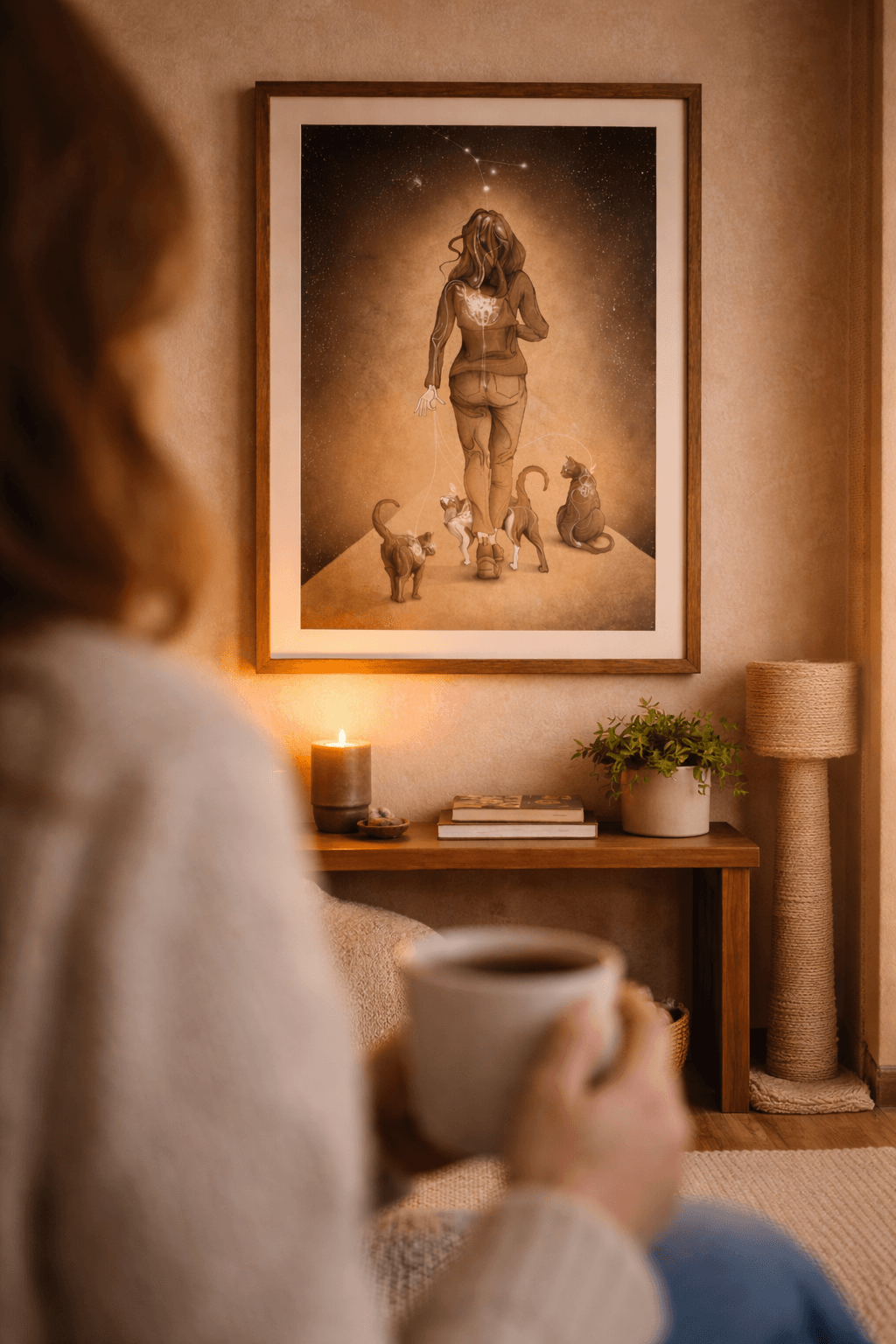 Body > Mind > CATS > Soul | Art print