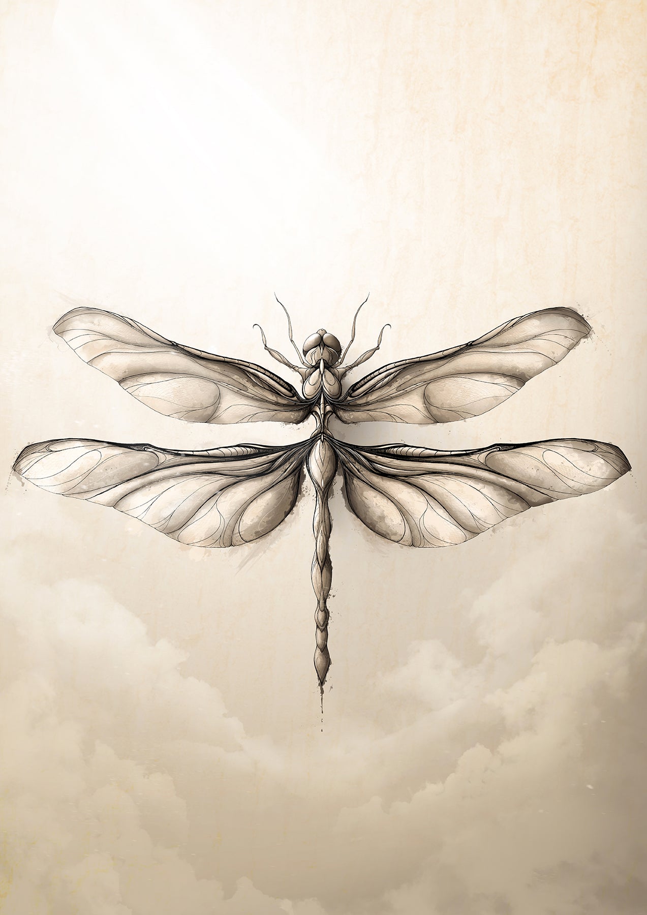 Dragonfly art print