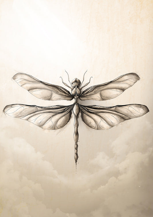 Dragonfly art print